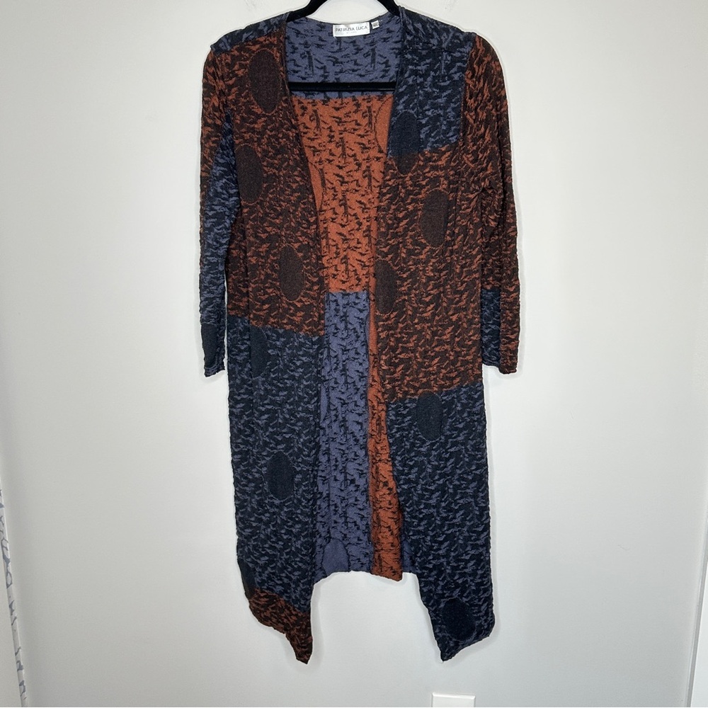 Patrizia Luca Cotton & Linen Blend Size M/L Lagenlook Art to Wear Long Line‎